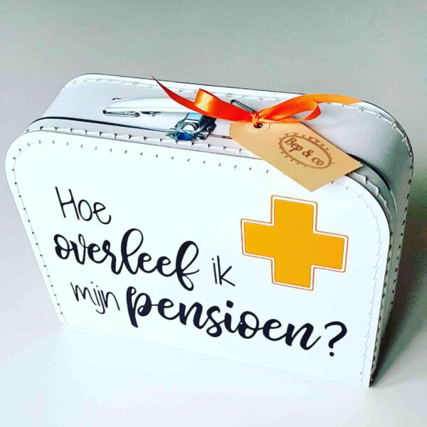 Hoe overleef ik mijn pensioen? koffertje pensioenkoffertje